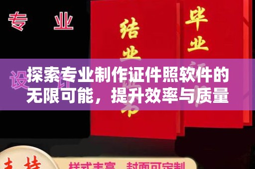 大观探索专业制作证件照软件的无限可能，提升效率与质量