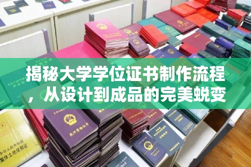 大观揭秘大学学位证书制作流程，从设计到成品的完美蜕变