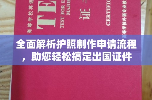 大观全面解析护照制作申请流程，助您轻松搞定出国证件