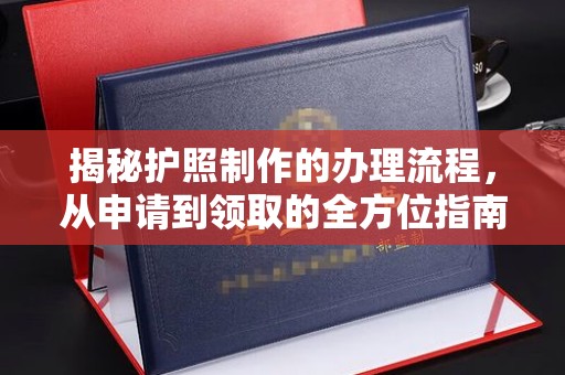 大观揭秘护照制作的办理流程，从申请到领取的全方位指南